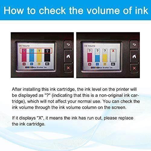 LCL Cartouche D'encre Compatible LC3211 LC-3211 LC-3211BK LC-3211C LC-3211M LC-3211Y (1Noir 1Cyan 1Magenta 1Jaune) Remplacement Po