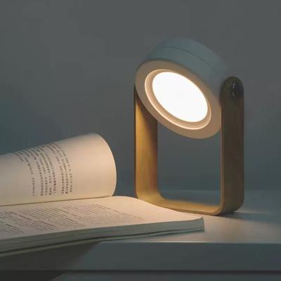 Night Light USB Rechargeable 1200mAh Battery Operated Nursery Lamp LED Desk Light with 3-Level Dimming for Bedroom Nursery