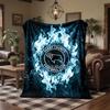 Derby County Football Print Flannel Blanket Soft Warm Sofa Bed Throw Blanket For Home Office Bedroom