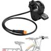 Ebike 300X Thumb Throttle 3 Pin for Electric E Bike 24v 36v 48v 60v 72v - Universal 7/8 22mm Fit|Left and Right|Waterproof M8 Plug|Quick