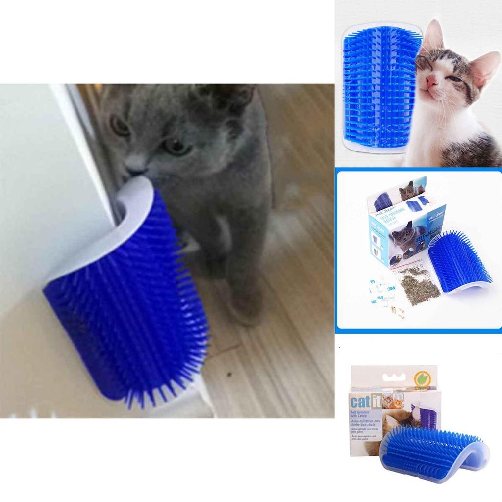 Luxurious Cat Massage Device Scratching Toy With Catnip For Ultimate Pet Relaxation