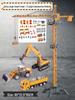 Extra Large Alloy Toy Construction Crane for Kids, Age 6+
