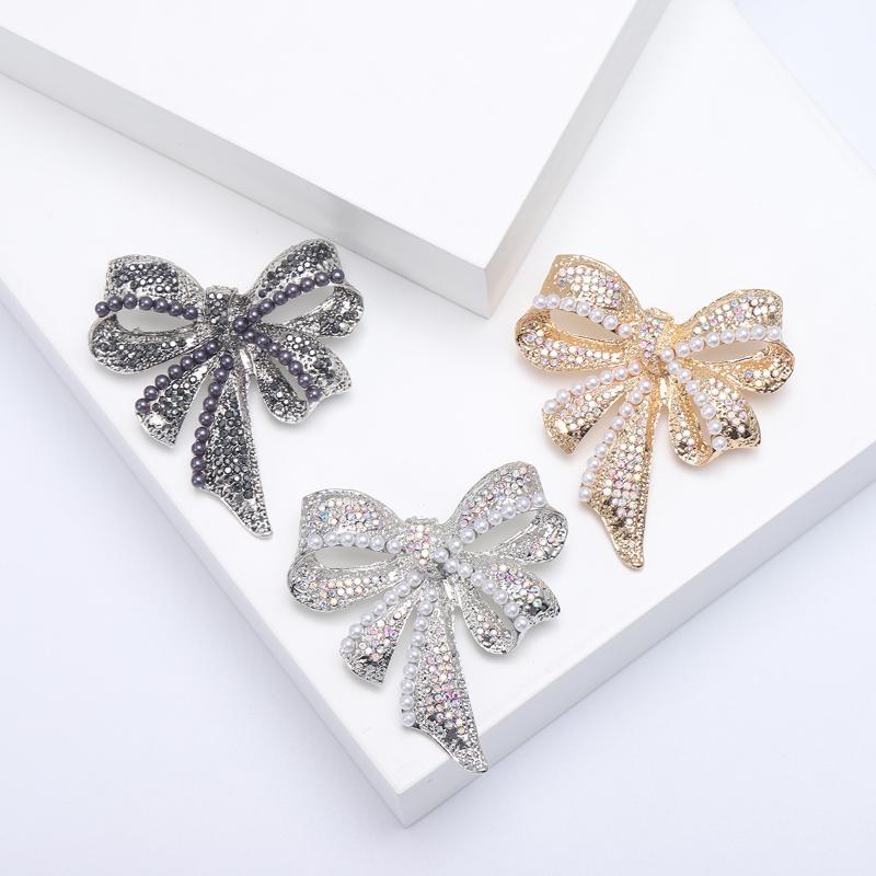 Vintage Mode Parel Strass Strik Broches Voor Vrouwen Kleding Jas Corsage Accessoires Cadeaus