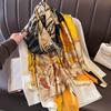 Spring Scarf Women's Luxury Design Polyester Material Smooth Scarf Soft Shawl Beach