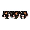 Christmas Fireplace Mantel Scarf Holiday Decoration Background Cloth for Home Living Room Door Window Halloween Party Decor