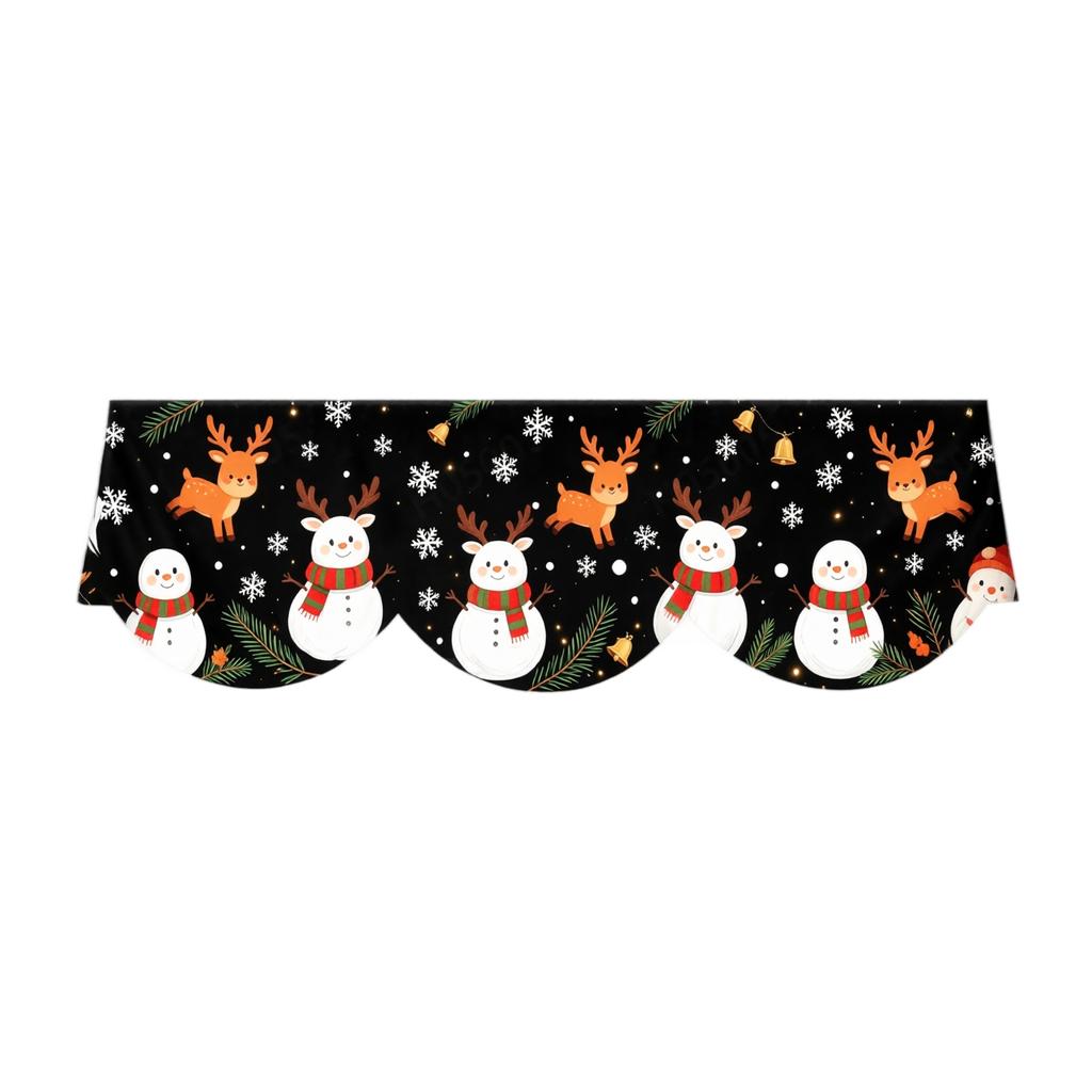 Christmas Fireplace Mantel Scarf Holiday Decoration Background Cloth for Home Living Room Door Window Halloween Party Decor