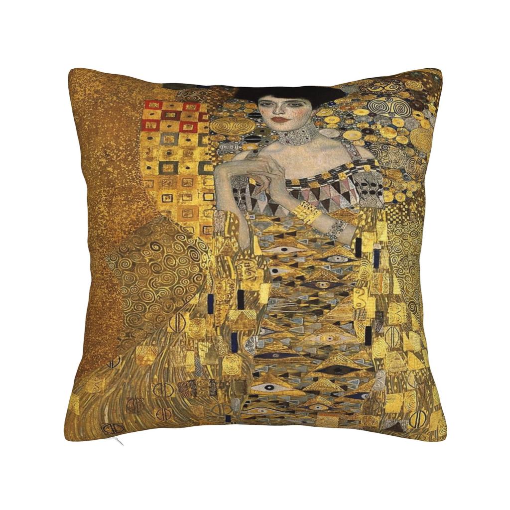 Gustav Klimt Country Garden  Printing Pillowcase Cushion Cover  Pillow Covers New Style Chair Decoration Zipper Multi-Size