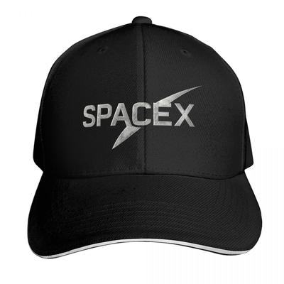 Spacex Logo Cap Fashion Casual Baseball Caps Adjustable Hat Hip Hop Summer Unisex Baseball Hats