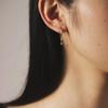 ANDYWEN 925 Sterling Silver Gold  CZ Piercing Huggies Clips Pendientes Drop Earring 2023 Fine Jewelry Gift