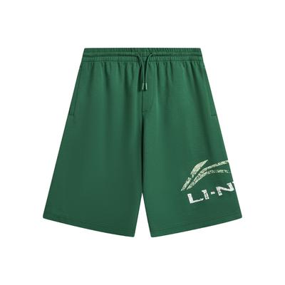 Li Ning Sports Lifestyle Series Quick-Dry Cool Antibacterial Logo Casual Shorts Men Shorts AKSW233-5