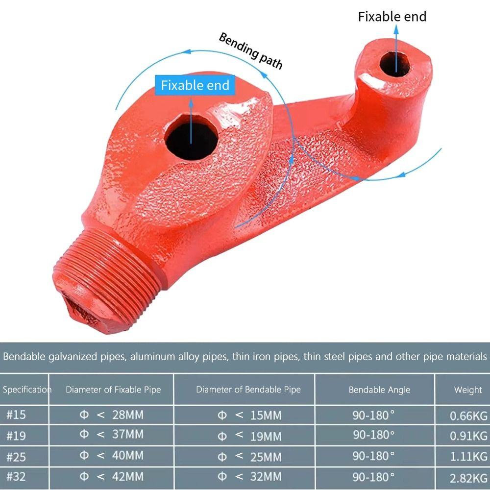 1Pcs Portable Pipe Bender Manual Conduit Bender New Tube Bending Forming Tool  Hand Tool