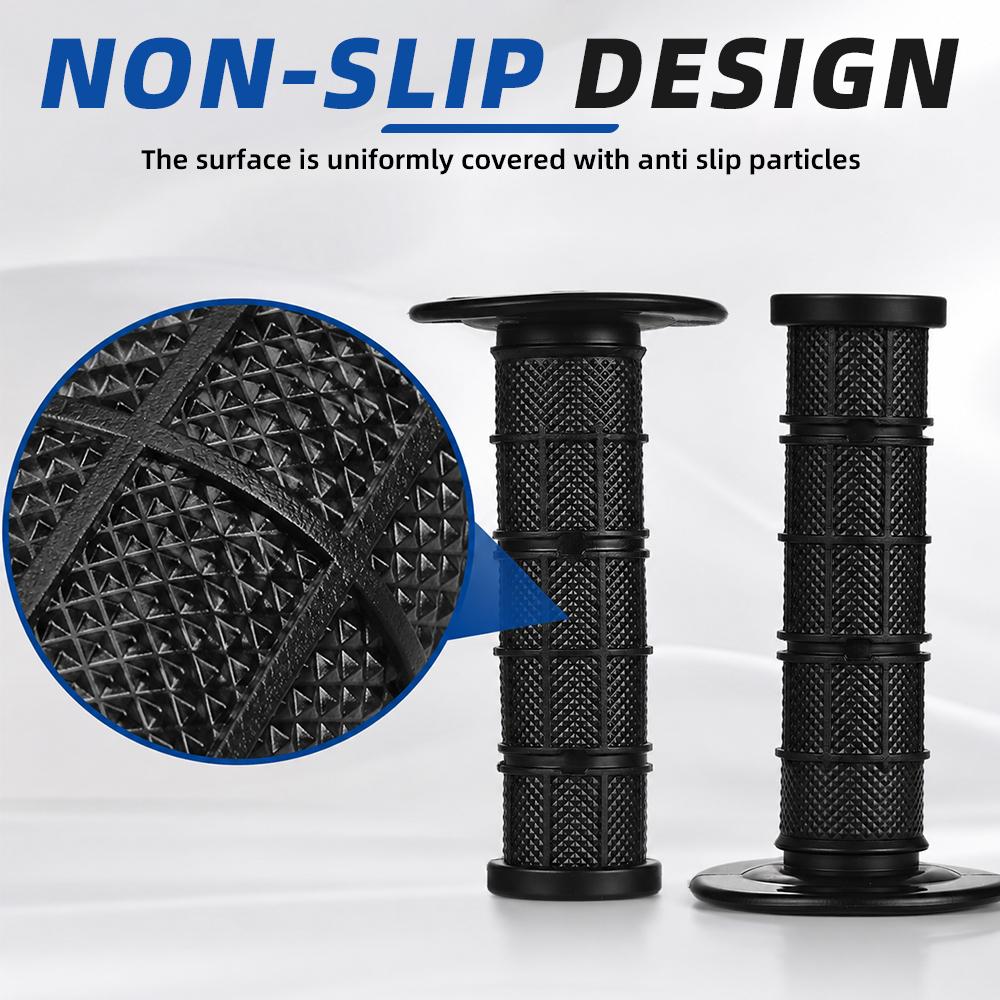 Grips For 22MM For YAMAHA  Kawasaki Suzuki Honda Yamaha  Pit Dirt Bike Motocross Motor Parts  Handlebar Rubber Motorcycles Black