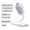 Huaqianguhh USB Projektorlampe, Sternenhimmel Nachtlicht mit klarem Bild und einstellbarer Helligkeit, Touch-Steuerung 2-in-1 Stern für Zuhause und Reisen