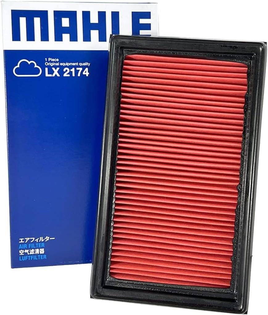 Mahle Air Filter for Nissan Cube, Note, and Other Vehicles, 231mm Long, 135mm Wide, 33.5mm High, LX 2174