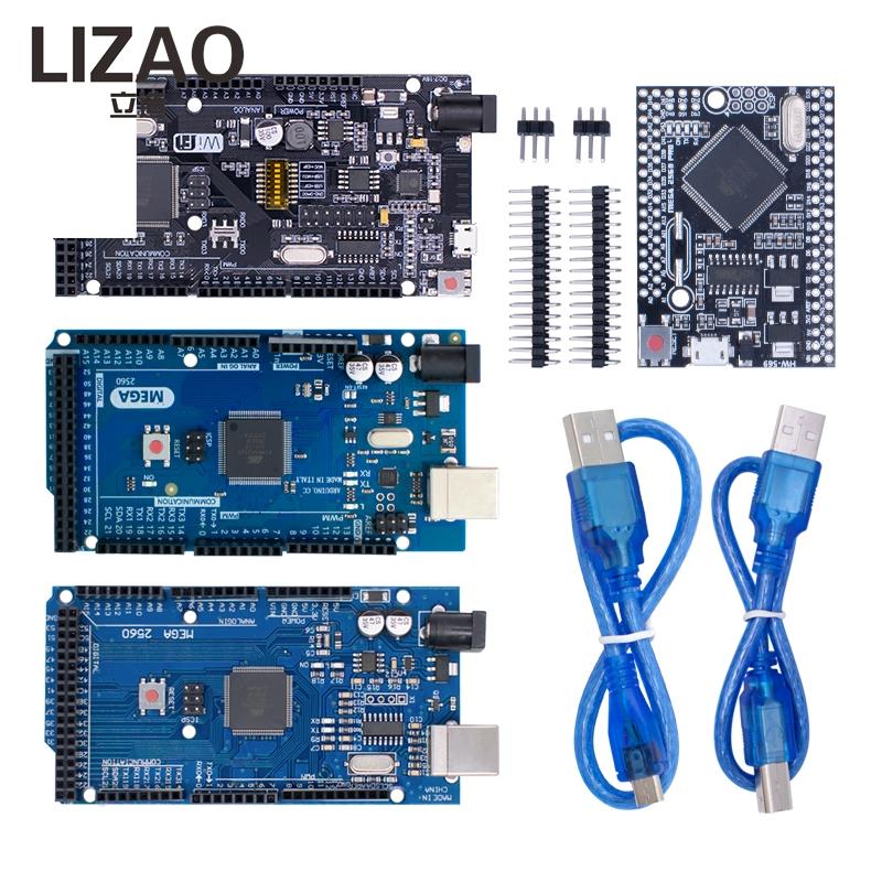 LIZAO MEGA 1161 R1 (ATmega1161-16AU CH111G) Carte de Développement AVR USB Carte de Développement MEGA1161 PRO Pour WArduino Carte d'Extension Kit DIY