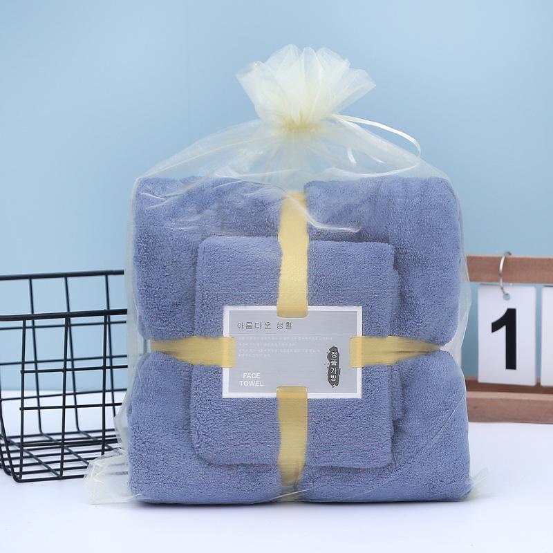 

Коралловый флисовый халат для мам Мягкое впитывающее полотенце для костюма темно-синий