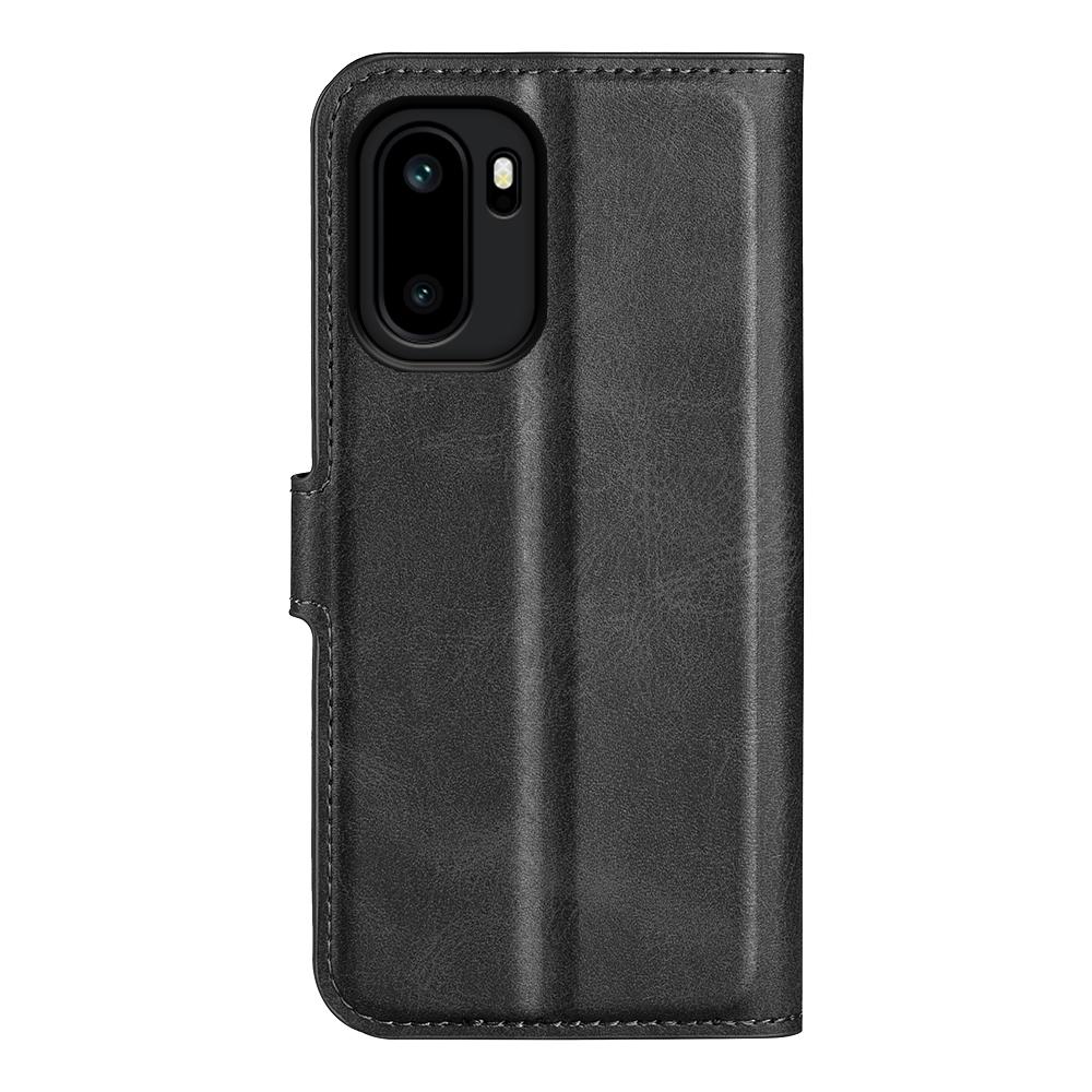For OnePlus Ace 6 5G Stand Case Anti-Scratch Calf Texture Leather Phone Cover