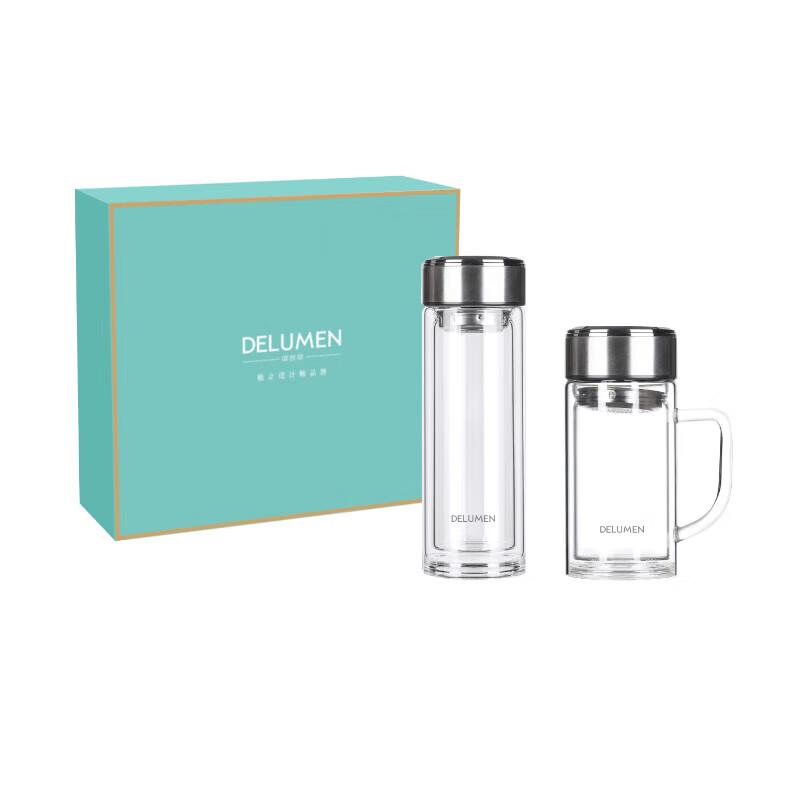 

Deluman Double-Layer Insulated Glass Cup Set