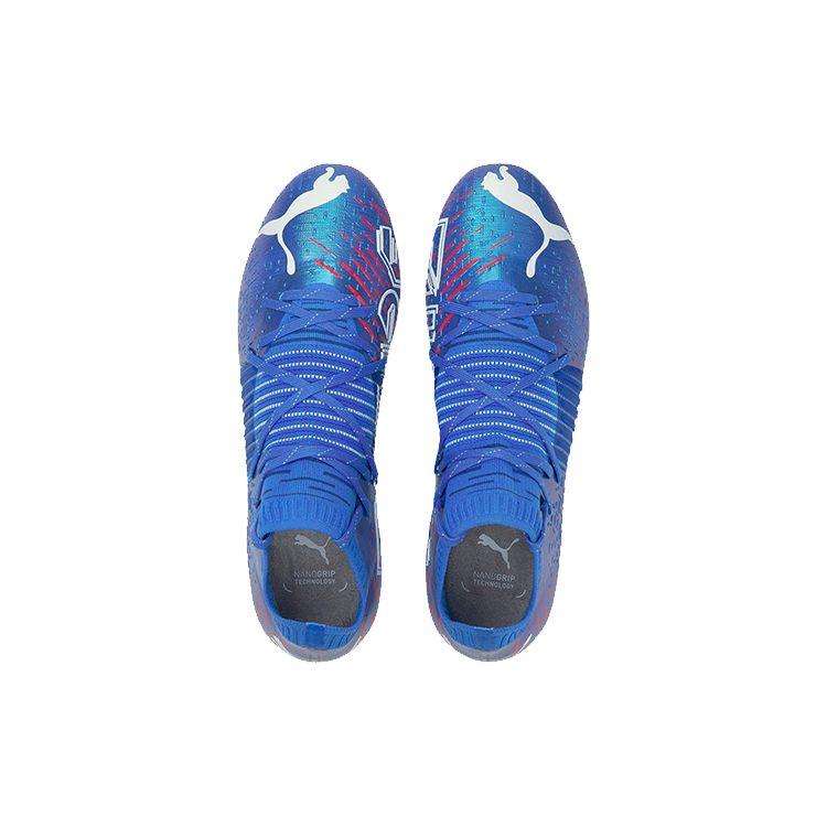 Puma Future Z 1.2 Round Toe Lace-Up MG (Rubber Short Studs) Soccer Shoes Men Soccer Shoes Blue 106481-01