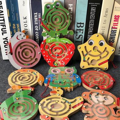 Small Magnetic Pen Using Children's Magnetic Maze Toy Beads 4-6Kindergarten Gifts Early Childhood Educational