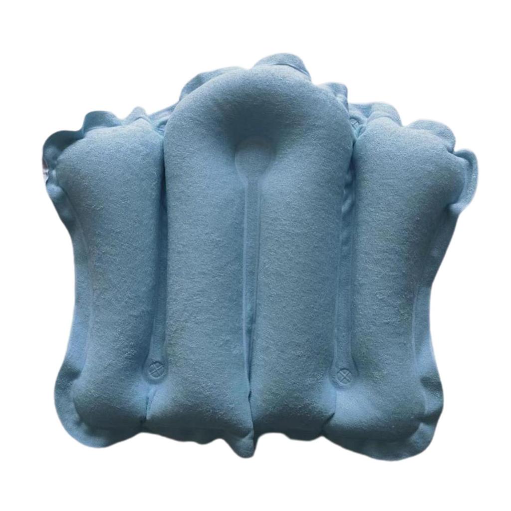 Inflatable Bath Pillow Waterproof Neck Support Tub Pillow SPA Bathtub Head Rest for Tub Bath Pool Neck and Shoulders Aid SPA