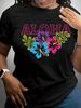 Aloha Tropical Floral Graphic T-shirt