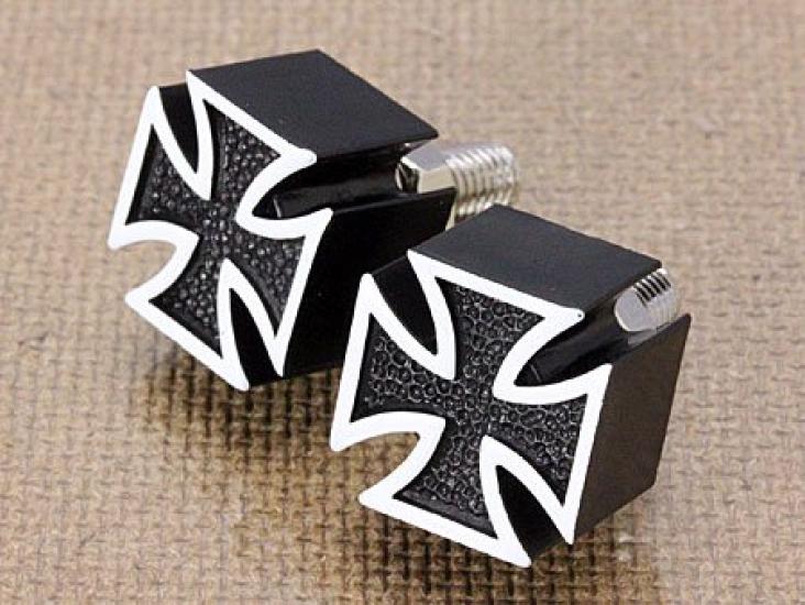 

MOONEYES License Plate Bolt Iron Cross Black NB-AA113IC-MON чорний