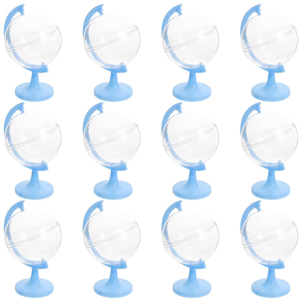 12pcs Candy Tellurion Design Party Gift Candy Container Container For Wedding Gift Box Christmas Pink Favor Box Decor