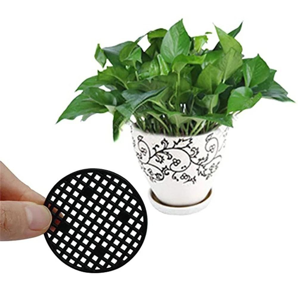 100/200/300Pcs Hole Bonsai Basin Flowerpot Gasket Leak-proof Anti-corrosion Mesh Grid Mat
