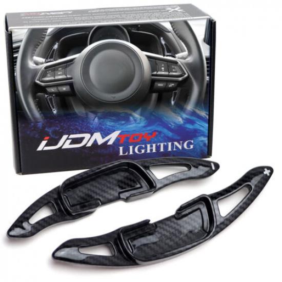 

Twill-Weave Carbon Steering Wheel Paddle Shifter For Mazda 3 6 CX-3 CX-5 MX-5