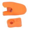 2 Stück Geigenbogen Griffkorrektor Weiches Wiederverwendbares Silikon Geige Viola Bogenhaltung Lernhilfe Orange