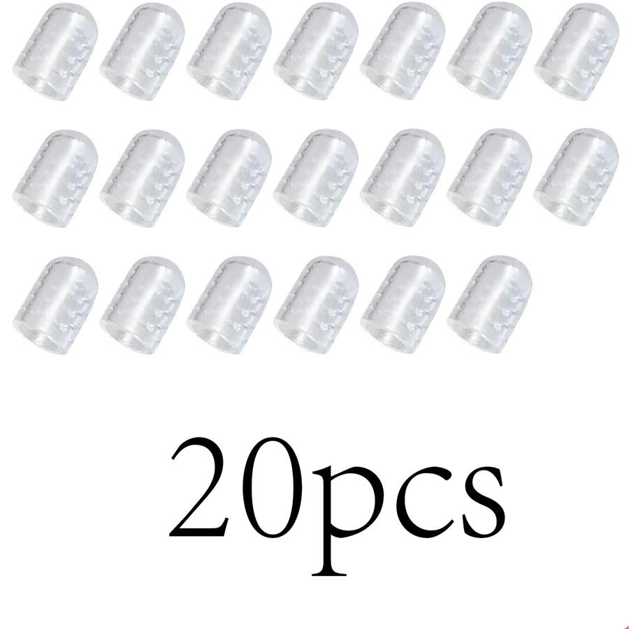 

20Pcs Silicone Toe Protectors, Gel Anti-Friction Toe Protector Breathable Toe Caps Guards for Men Women, Soft Clear Little Cover