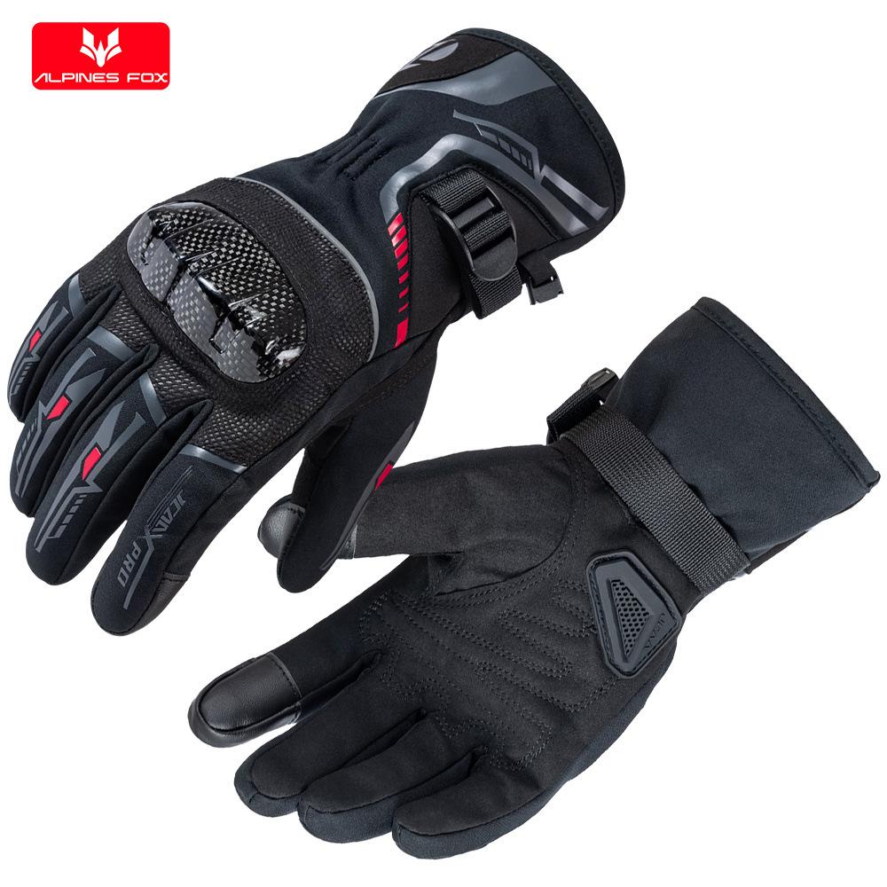 SUOMY Winter Warm Women Pink Motorcycle Gloves 100%Waterproof Lady Teens Girls Purple Motocross Motorbike Racing Riding Gloves