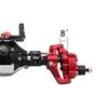 Front and Rear Portal Axle CNC Aluminum Alloy Anodized for 1/10 RC Rock Crawler Axial SCX10 II Spiral Gear 90046 90047 D90 RC4WD