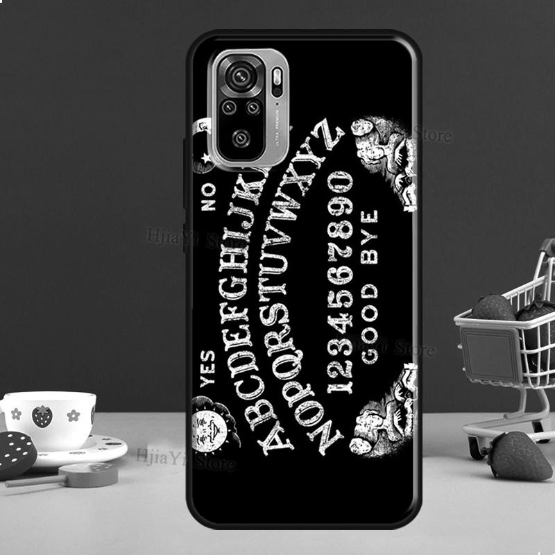 Dziewczęce Pastelowe Witch Goth Etui Ouija Dla Xiaomi Redmi Note 11 Pro Note 10 9 8 Pro 11S 9S 10S Pokrowiec Dla Redmi 10 9 9A 9C 9T
