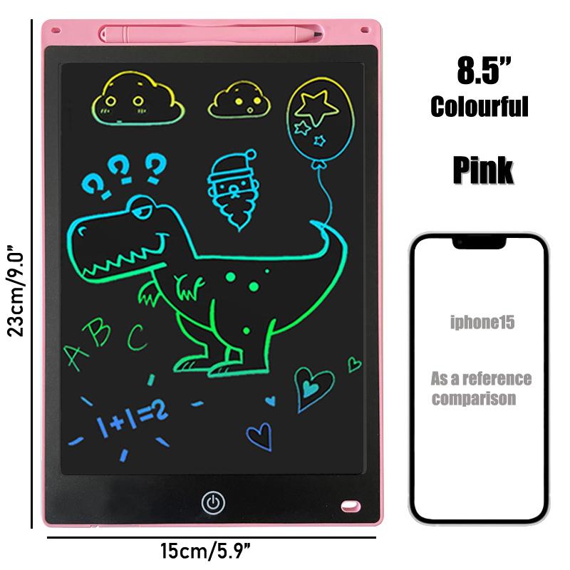 LCD Writing Tablet Doodle Board,8.5 Inch Colorful Drawing Pad, Electronic Drawing Tablet, Drawing Pads, Travel Gifts for Kids