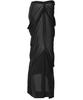 Peulleeoeob Draped Mesh Layered Long Skirt (Fl-264_Black)