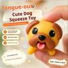 Vinyl Material Puppy Vinyl Ornament Out Its Tongue Pendant Decoration  Gift For Dog Lovers