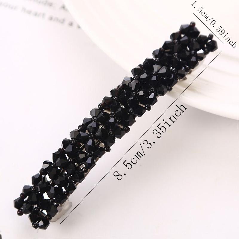 New Korean Elegant Hairpins Hairgrips Crystal Rhinestone Barrettes Hair Clips For Women Girls Hair Accessories