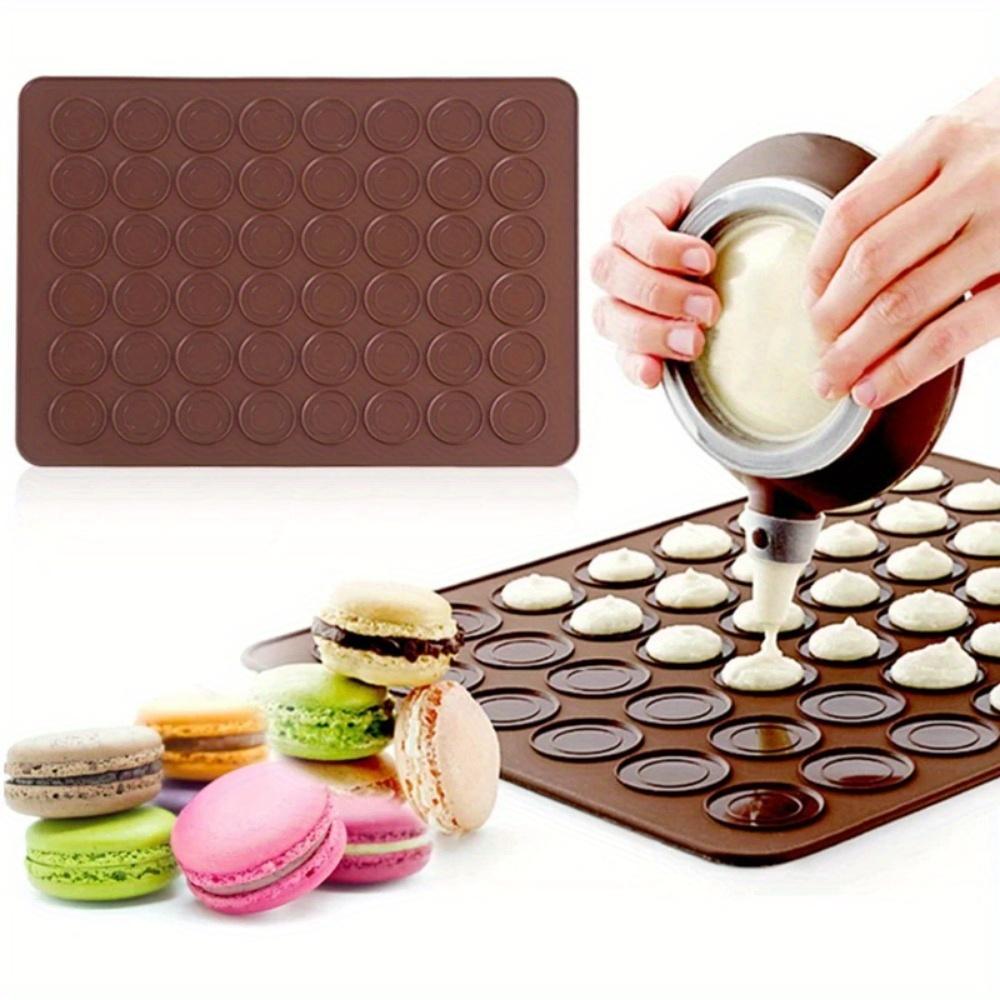 Holes Non-Stick Silicone Macaron Macaroon Pastry Oven Baking Mould Sheet Mat Diy Mold Useful Tools DIY Cake Bakeware Mold