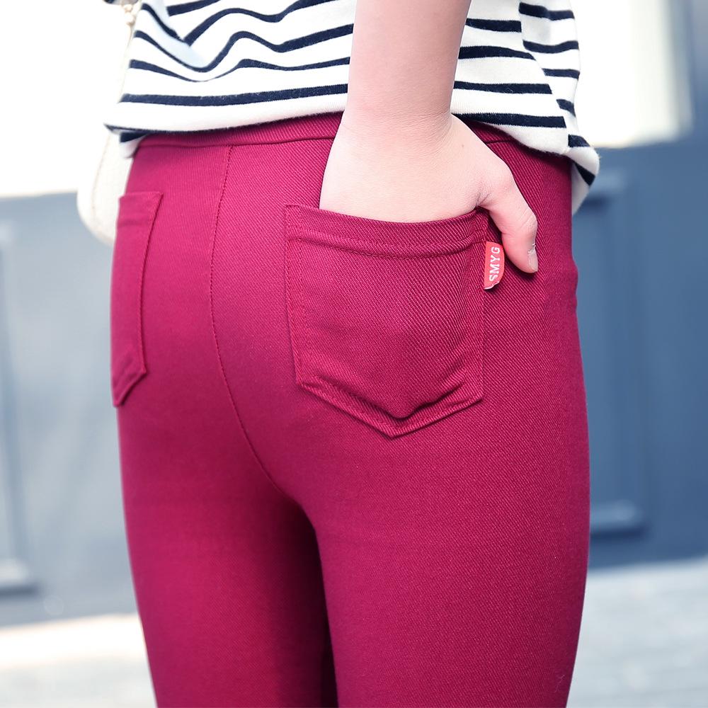 

2022 Детские эластичные брюки-карандаш: Модели весна/лето для девочек, средние/большие размеры, штампованные этикетки, подходят для верхней одежды, поставляются одним изделием. 150 cm