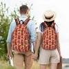 Casino Nights Red Queen Of Hearts Backpack Hot Sale Daypack Large Capacity BookBag School Bag Shoulder Bags for Men Women