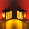Double Face Stud Mount Pedestal Cab Fender Stop Turn Signal Tail Light Car Truck