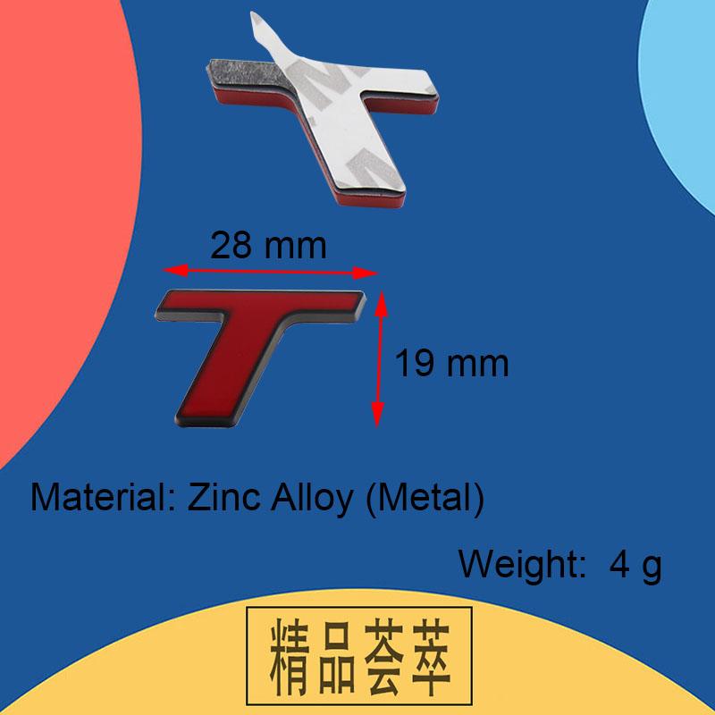 3D GDi T GDi TGDi for Car Hood Fender Trunk Nameplate Decal Emblem Badge Sticker