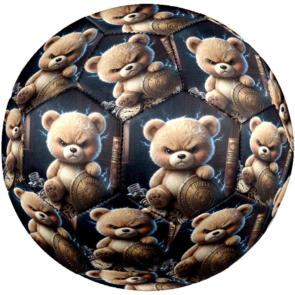 1pc Teddy Bear Power Size 5 Soccer Ball Professional Match Training Football Indoor &Outdoor Sports Ball Training Ball Lightweight Durable y42
