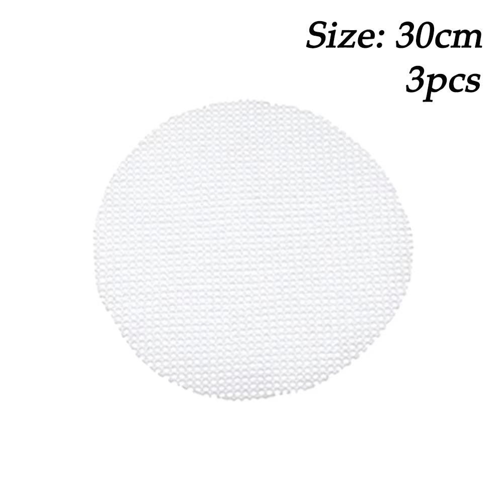 6pcs/set Reusable Silicone Non-Stick Steamer Liners Steaming Mat for Bamboo Steamer Cooking Heat Resistant Kitchen Tool