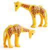 JLB Animal Assembly Puzzle and Building Blocks Gift Set: Giraffe & Polar Bear Variety