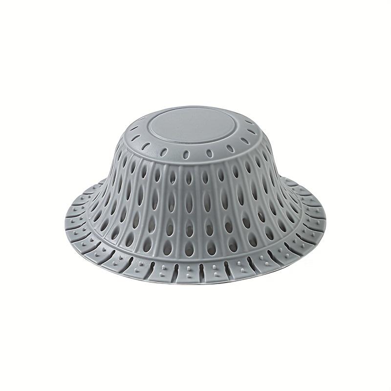 1 Stück Badewannenabfluss Haarfänger, Hochwertiger Silikon Duschhaarfänger, Faltbarer Haarschutz Geeignet für Pop-Up & Duschen