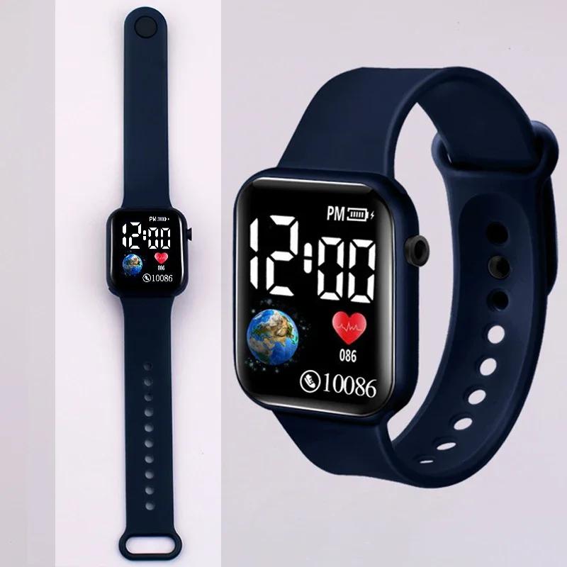 Cartoon Kids LED Watches Silicone Strap Digital Kids Watch Electronic Wristwatch Sports Clock for Boys and Girls Gifts