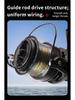 Anti-Seawater Metal Spinning Reel for Long-Cast Fishing with Sea Rod